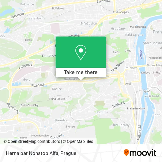 Карта Herna bar Nonstop Alfa