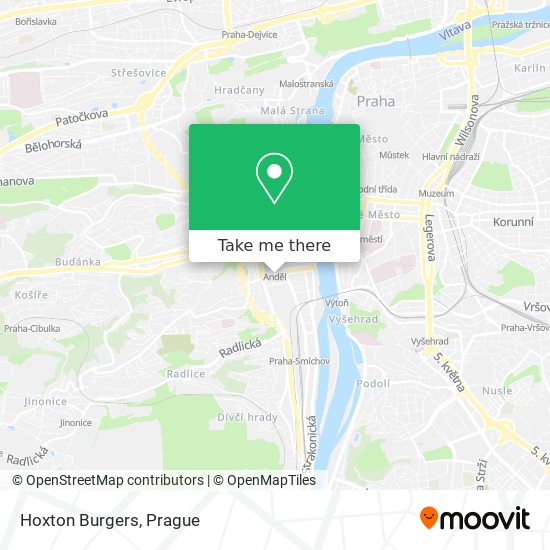 Карта Hoxton Burgers