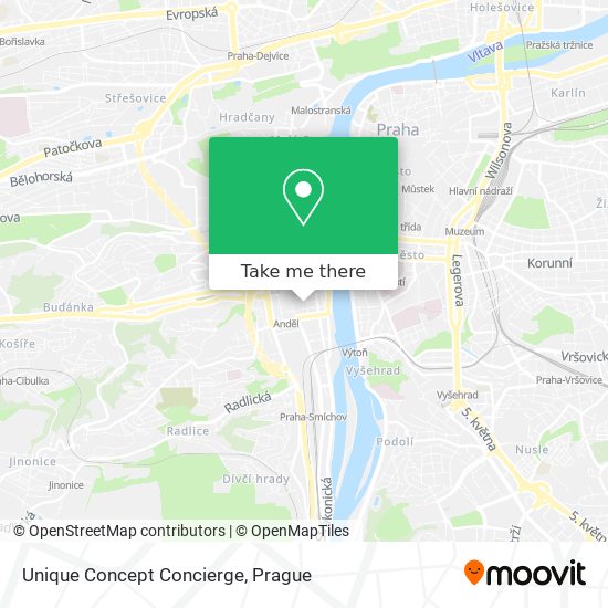 Unique Concept Concierge map
