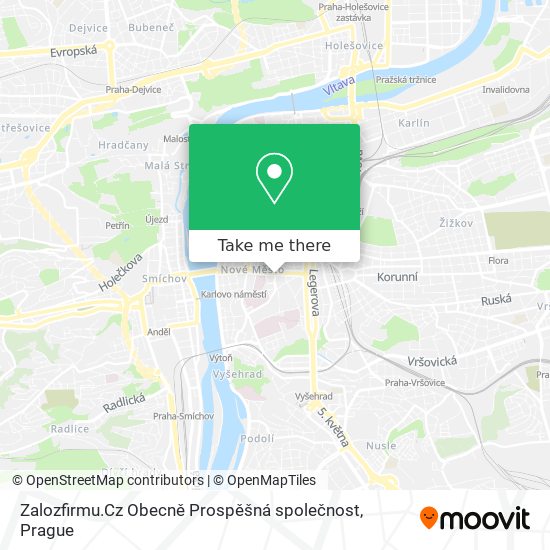 Zalozfirmu.Cz Obecně Prospěšná společnost map