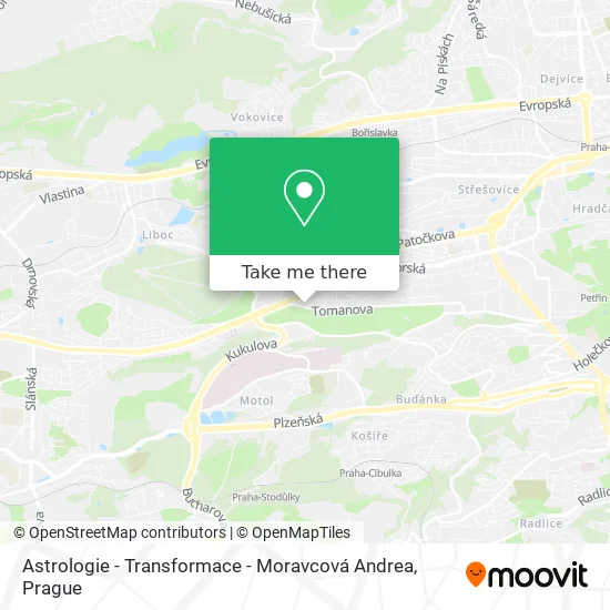 Карта Astrologie - Transformace - Moravcová Andrea