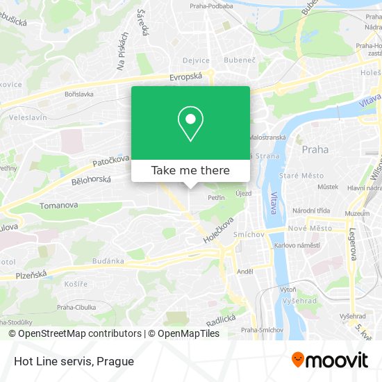 Hot Line servis map