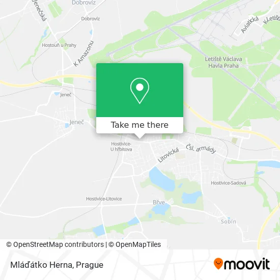 Карта Mláďátko Herna