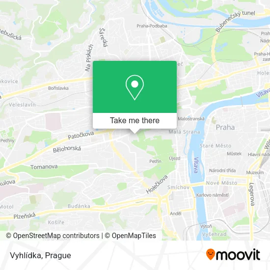 Карта Vyhlídka