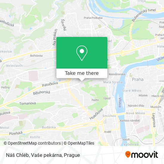 Náš Chléb, Vaše pekárna map