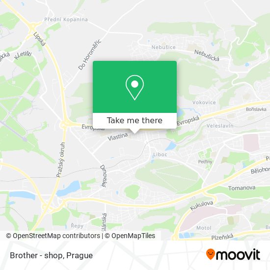 Brother - shop map