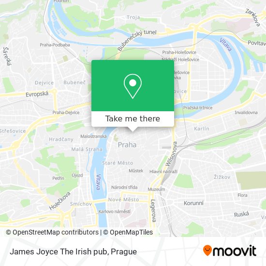 James Joyce The Irish pub map