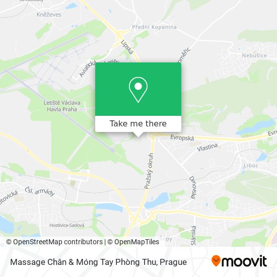 Massage Chân & Móng Tay Phòng Thu map