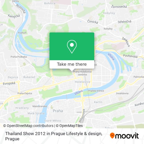 Карта Thailand Show 2012 in Prague Lifestyle & design
