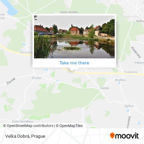 Velká Dobrá map