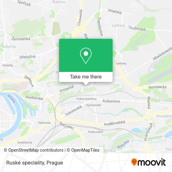 Карта Ruské speciality