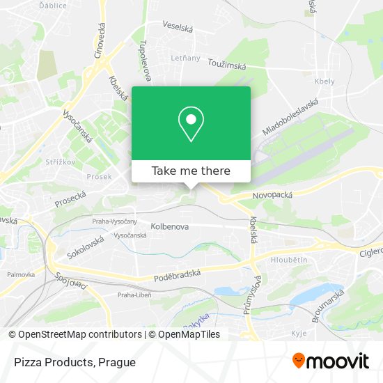 Pizza Products map