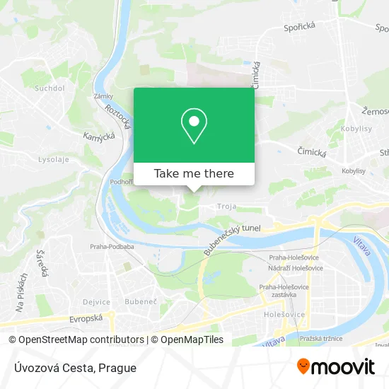 Карта Úvozová Cesta