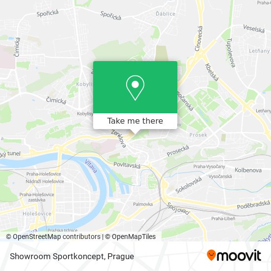 Карта Showroom Sportkoncept