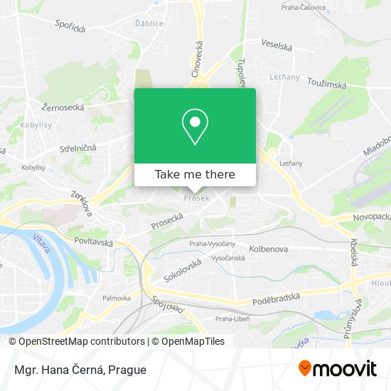 Mgr. Hana Černá map