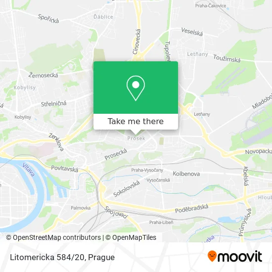 Карта Litomericka 584/20