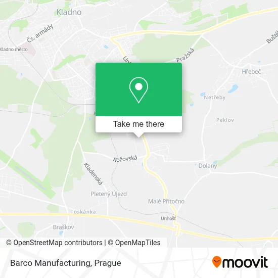 Barco Manufacturing map