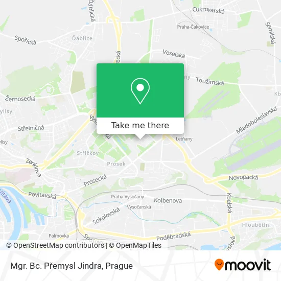 Карта Mgr. Bc. Přemysl Jindra
