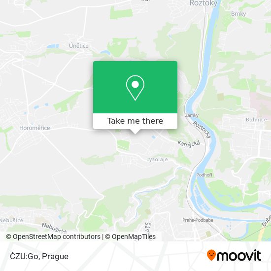 ČZU:Go map