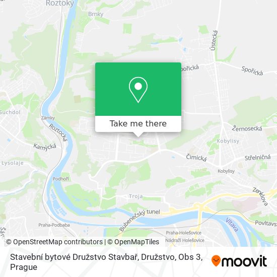 Stavební bytové Družstvo Stavbař, Družstvo, Obs 3 map