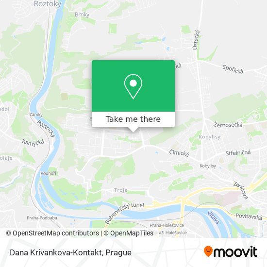 Dana Krivankova-Kontakt map