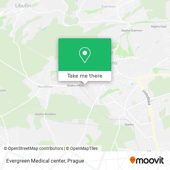 Evergreen Medical center map