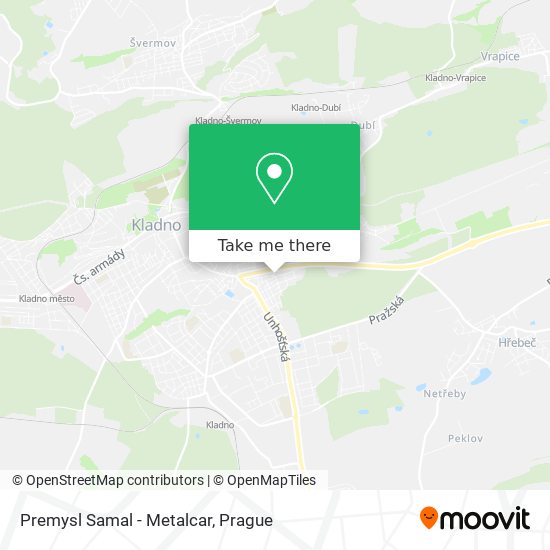 Карта Premysl Samal - Metalcar