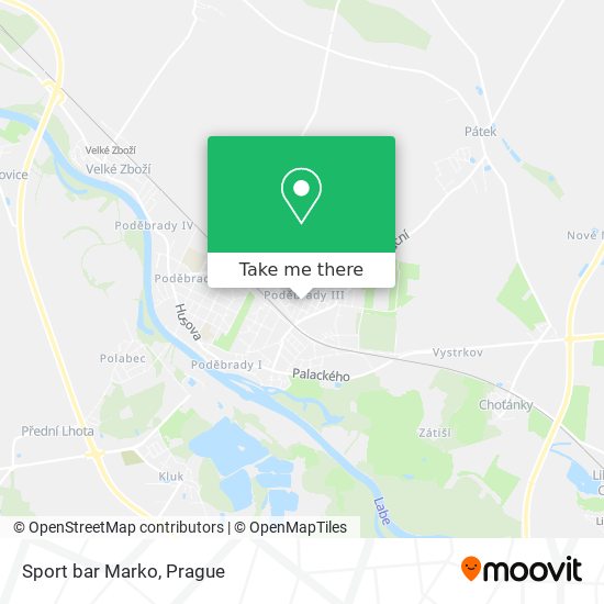 Sport bar Marko map