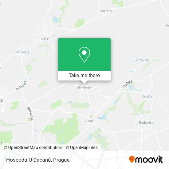 Карта Hospoda U Dacanů