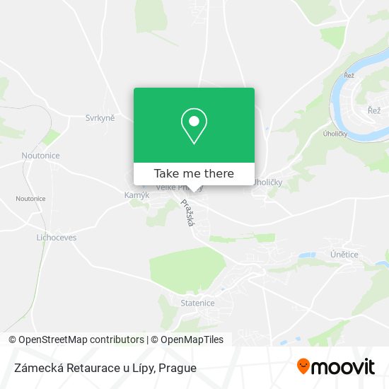 Zámecká Retaurace u Lípy map