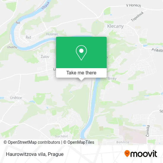 Haurowitzova vila map