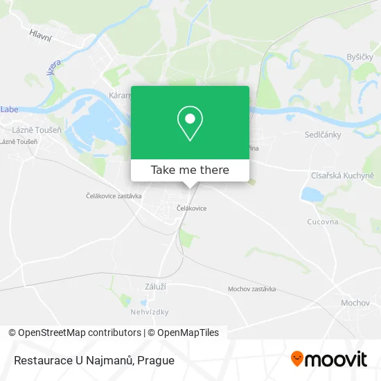 Карта Restaurace U Najmanů