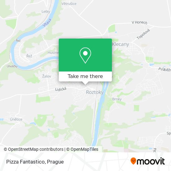 Pizza Fantastico map