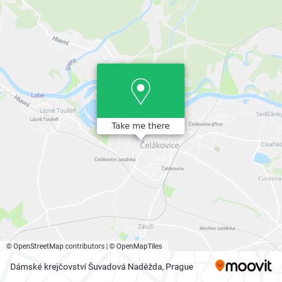 Dámské krejčovství Šuvadová Naděžda map