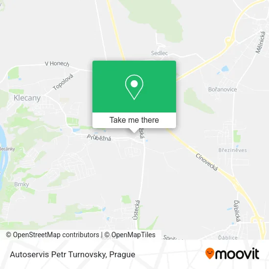 Карта Autoservis Petr Turnovsky