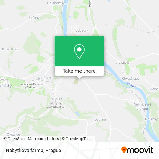 Nábytková farma map