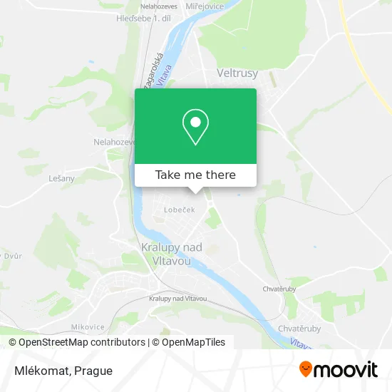 Карта Mlékomat
