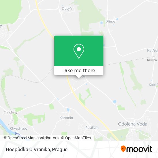 Hospůdka U Vraníka map