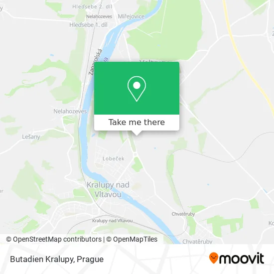 Карта Butadien Kralupy