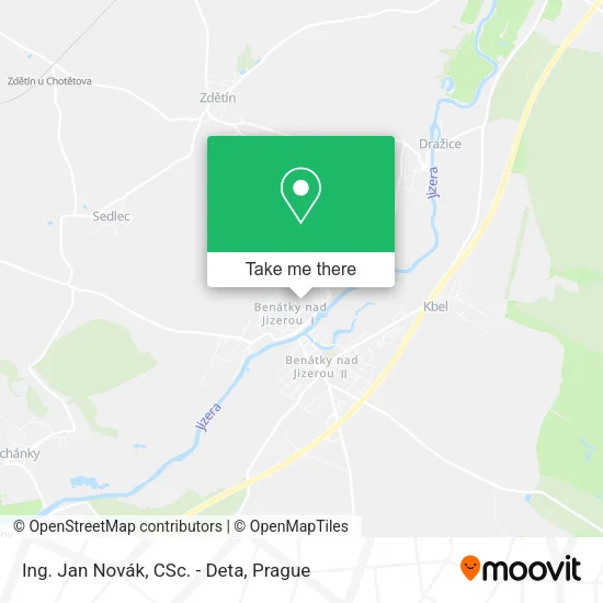 Карта Ing. Jan Novák, CSc. - Deta