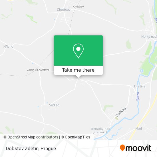 Dobstav Zdětín map