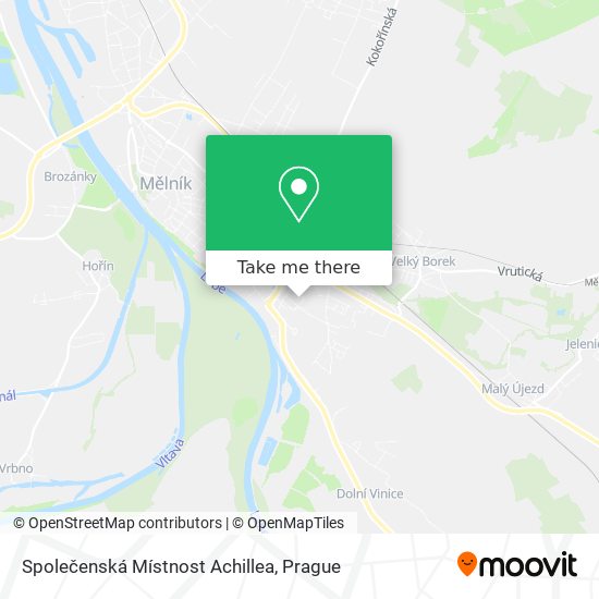 Společenská Místnost Achillea map