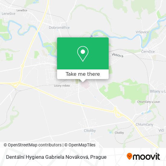 Dentální Hygiena Gabriela Nováková map