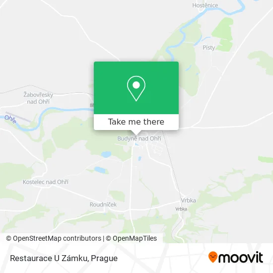 Карта Restaurace U Zámku