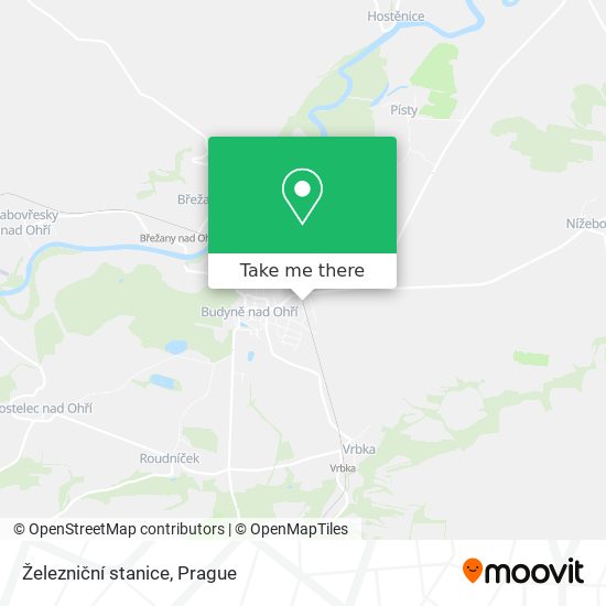 Železniční stanice map