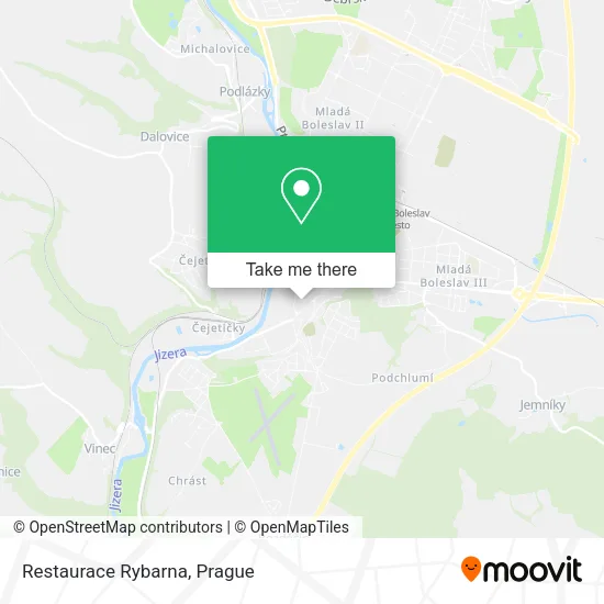 Карта Restaurace Rybarna