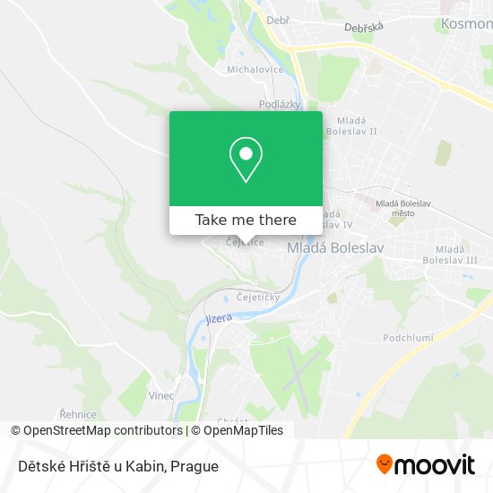 Dětské Hřiště u Kabin map