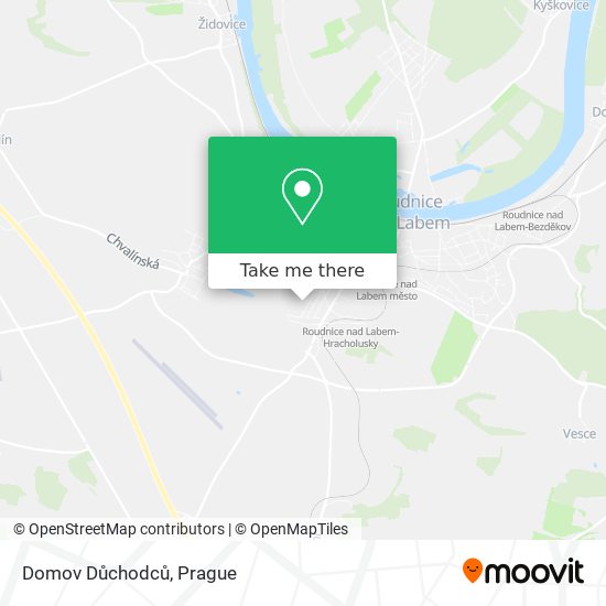 Domov Důchodců map