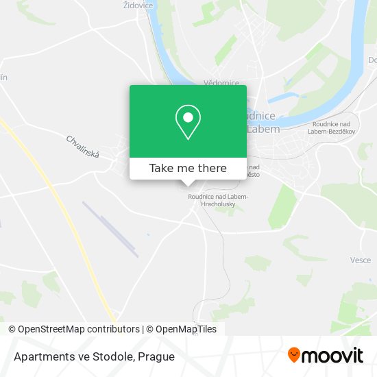 Apartments ve Stodole map