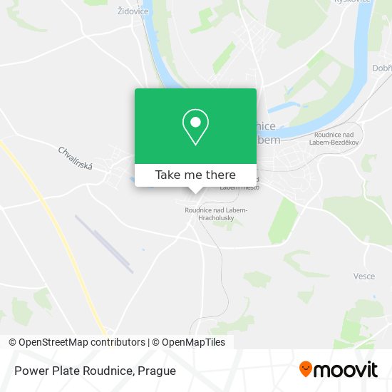 Power Plate Roudnice map